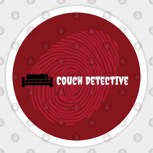 Couch Detective Original Logo Sticker by Couch Detective